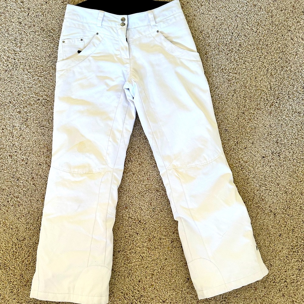Obermeyer Ski pants - white- size 6 - good used condition